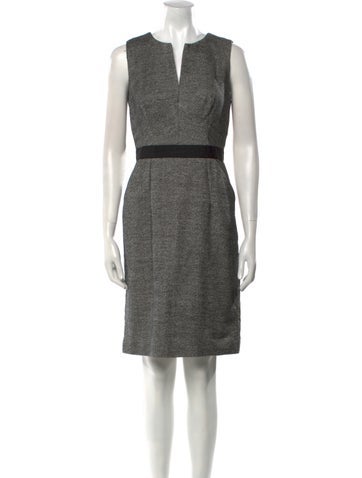 Milly Dresses V-Neck Knee-Length Dress XS