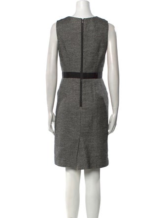 Milly V-Neck Knee-Length Dress