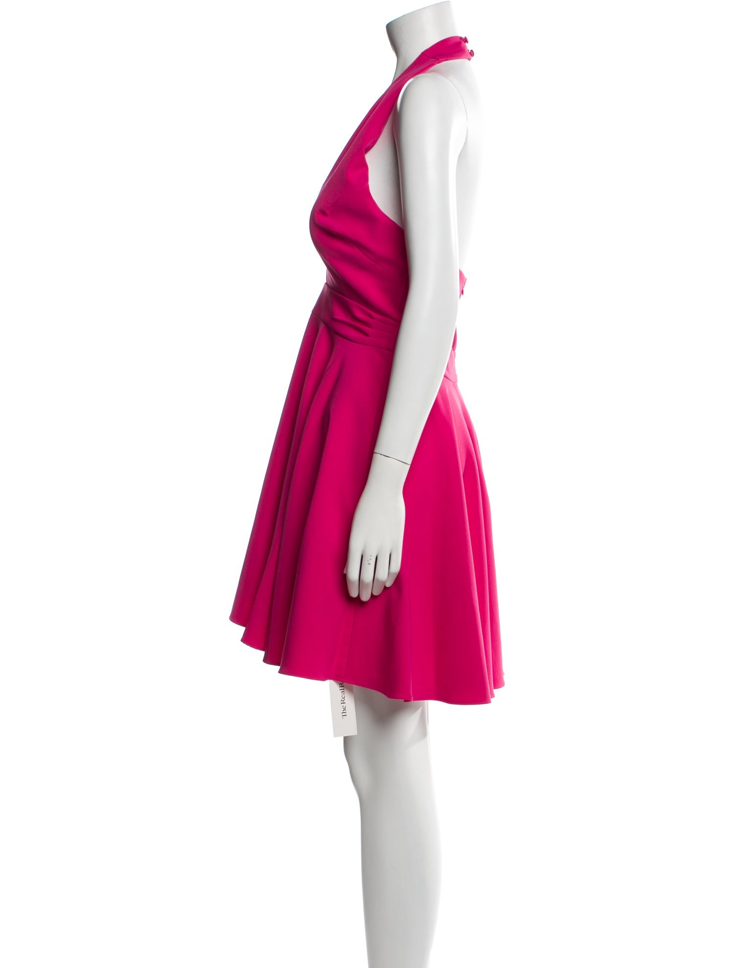 Milly V-Neck Mini Dress