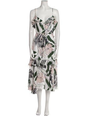 Milly Silk Midi Length Dress