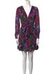 Milly Floral Print Mini Dress