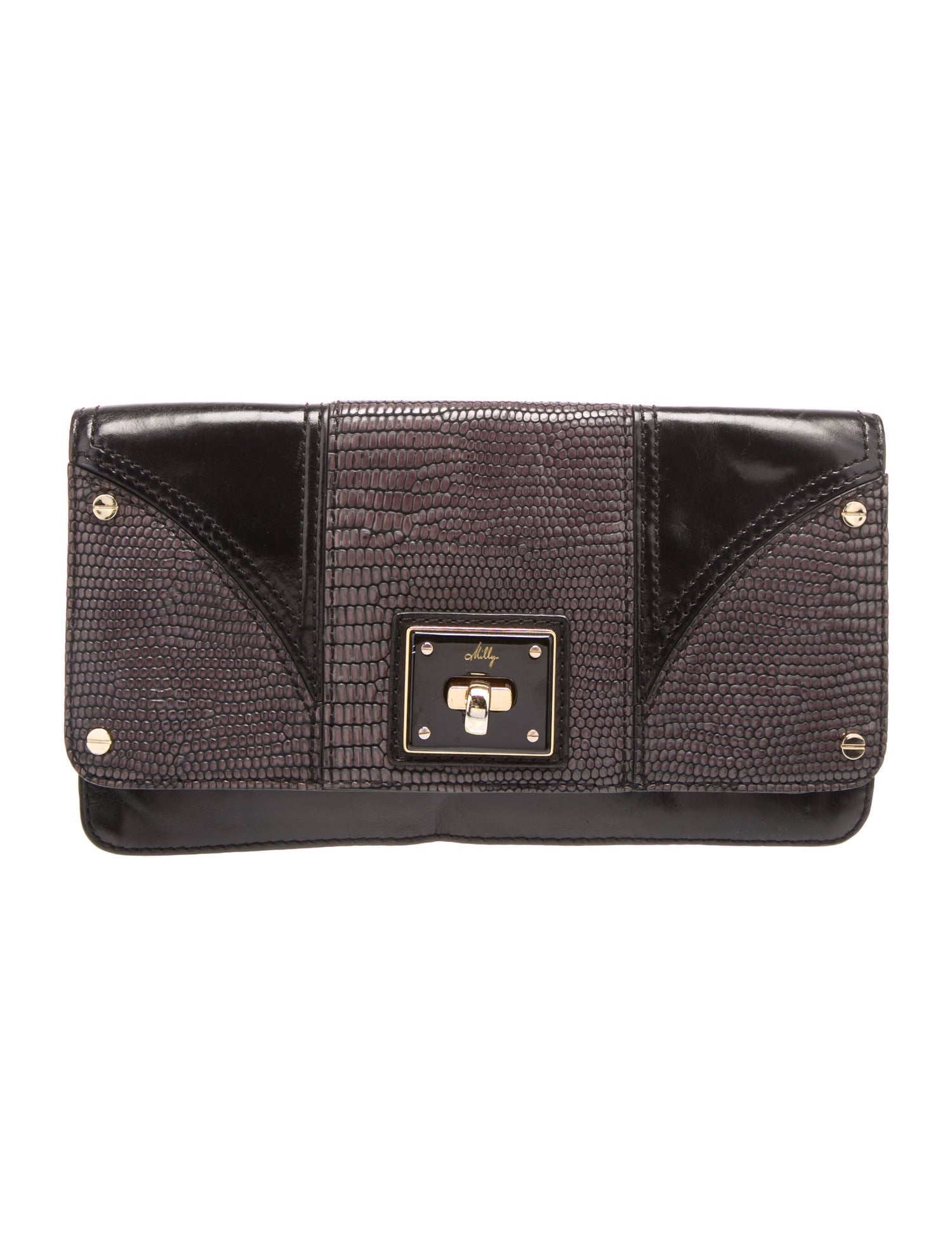Milly Leather Clutch
