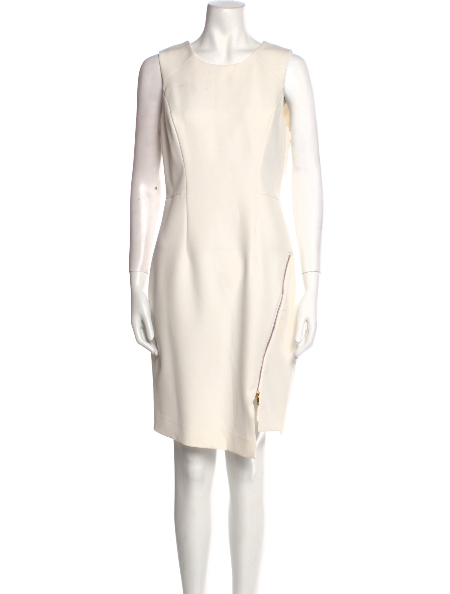 Milly Scoop Neck Knee-Length Dress