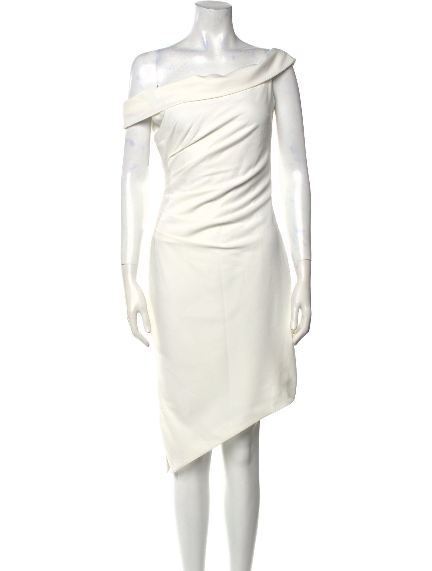 Milly One-Shoulder Knee-Length Dress