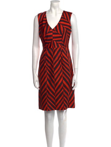Milly Dresses Silk Knee-Length Dress US 2 | XS