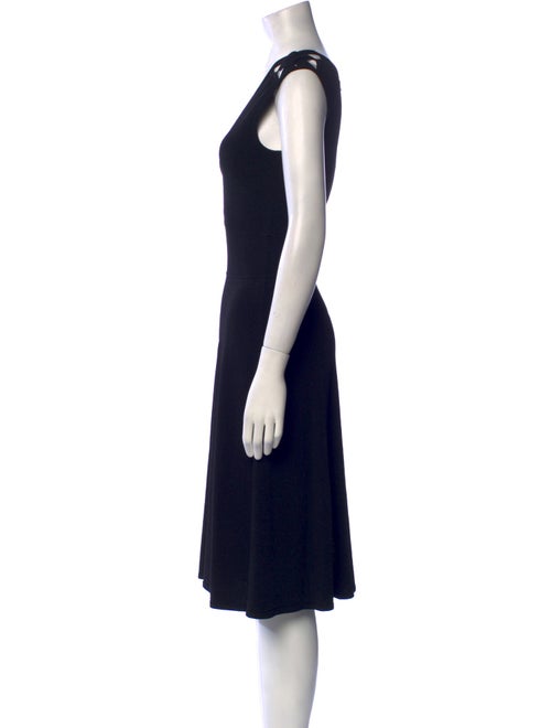 Milly V-Neck Midi Length Dress