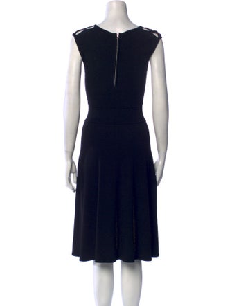 Milly V-Neck Midi Length Dress