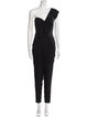 Milly Silk One-Shoulder Jumpsuit