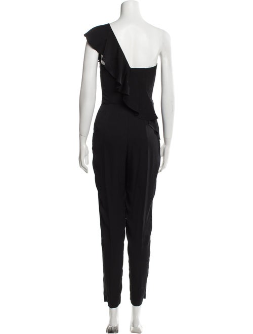 Milly Silk One-Shoulder Jumpsuit