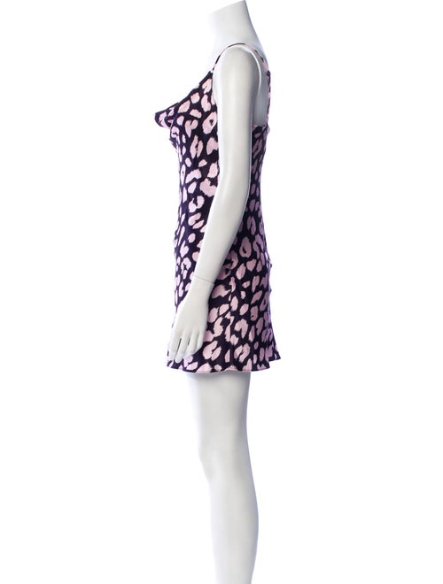 Milly Animal Print Mini Dress