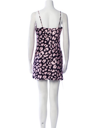 Milly Animal Print Mini Dress