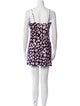 Milly Animal Print Mini Dress