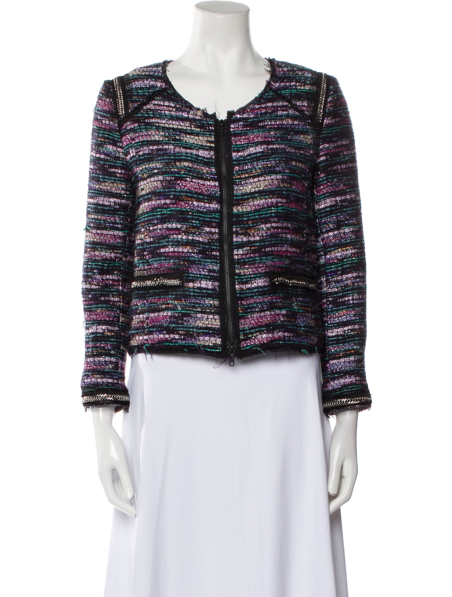 Milly Tweed Pattern Evening Jacket