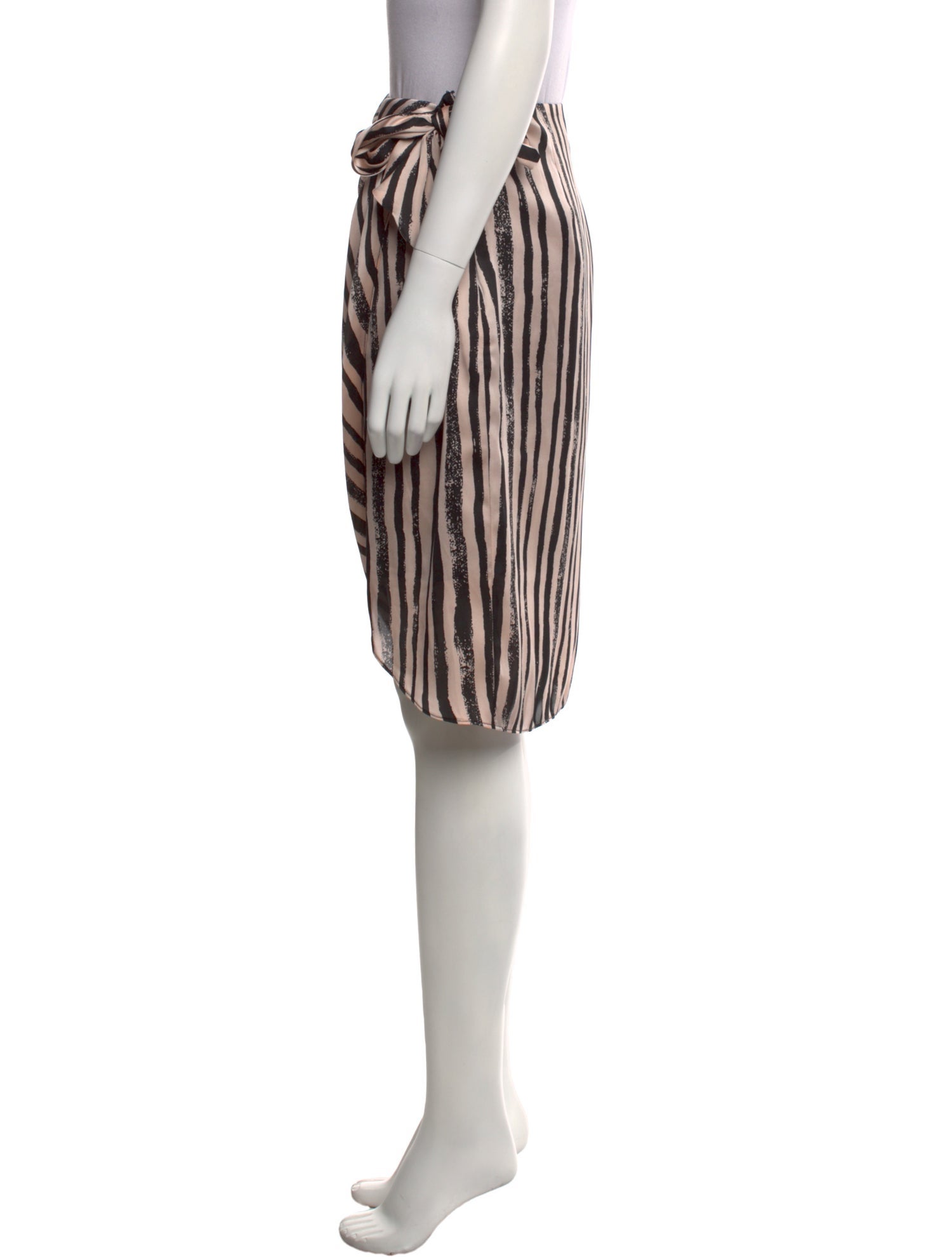 Milly Striped Knee-Length Skirt w/ Tags