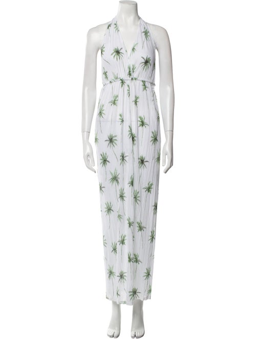 Milly Floral Print Long Dress