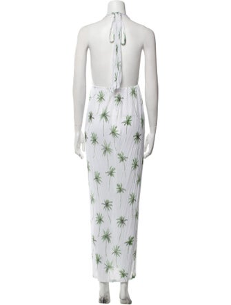 Milly Floral Print Long Dress