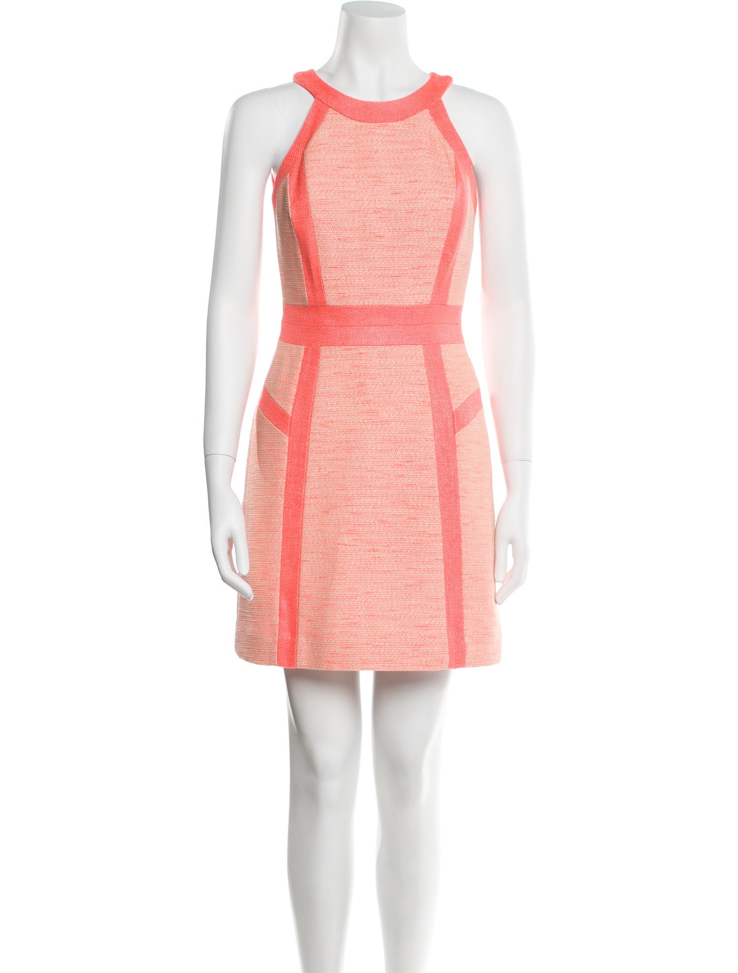 Milly Tweed Pattern Mini Dress