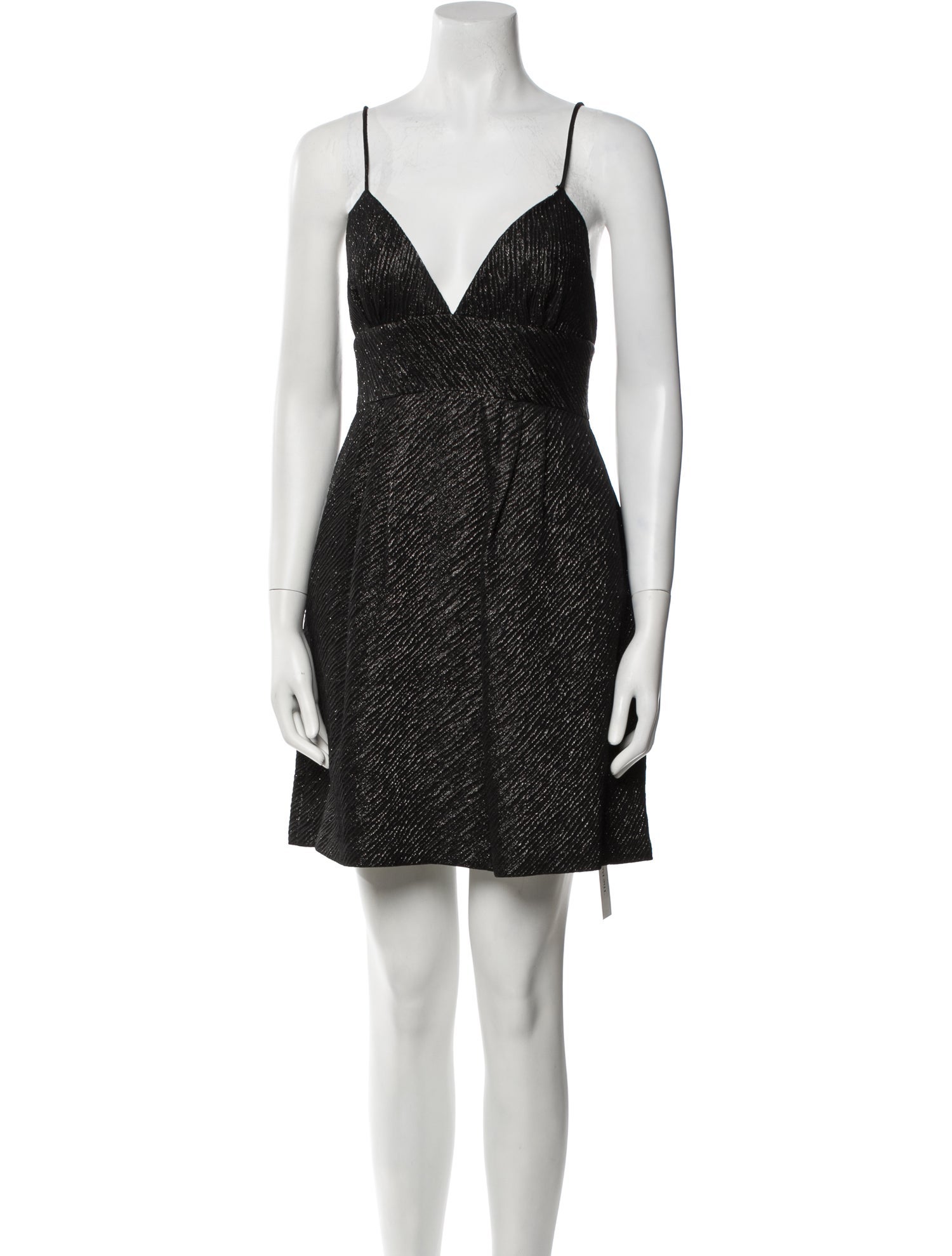 Milly V-Neck Mini Dress