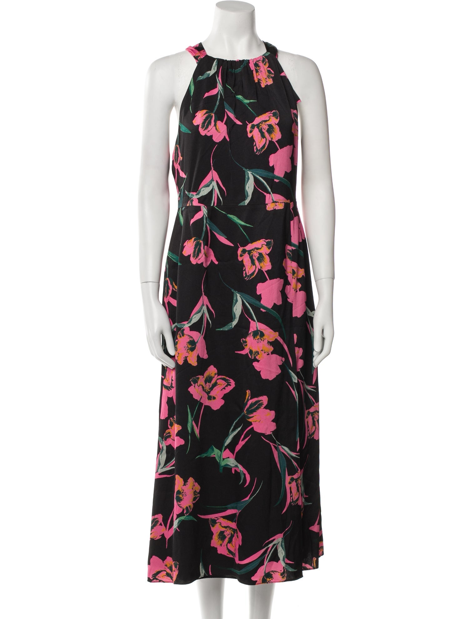 Milly Floral Print Long Dress