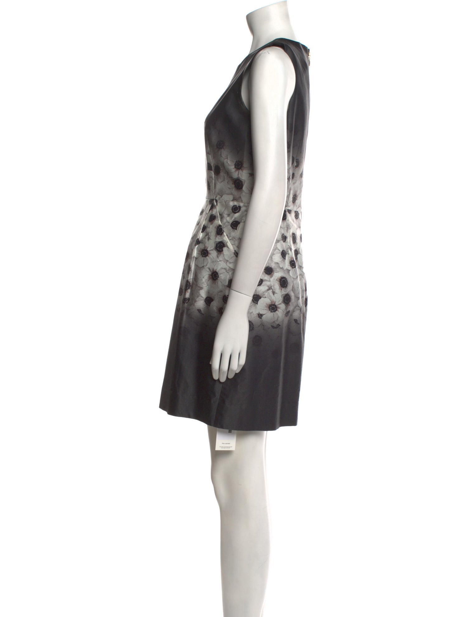 Milly Floral Print Mini Dress