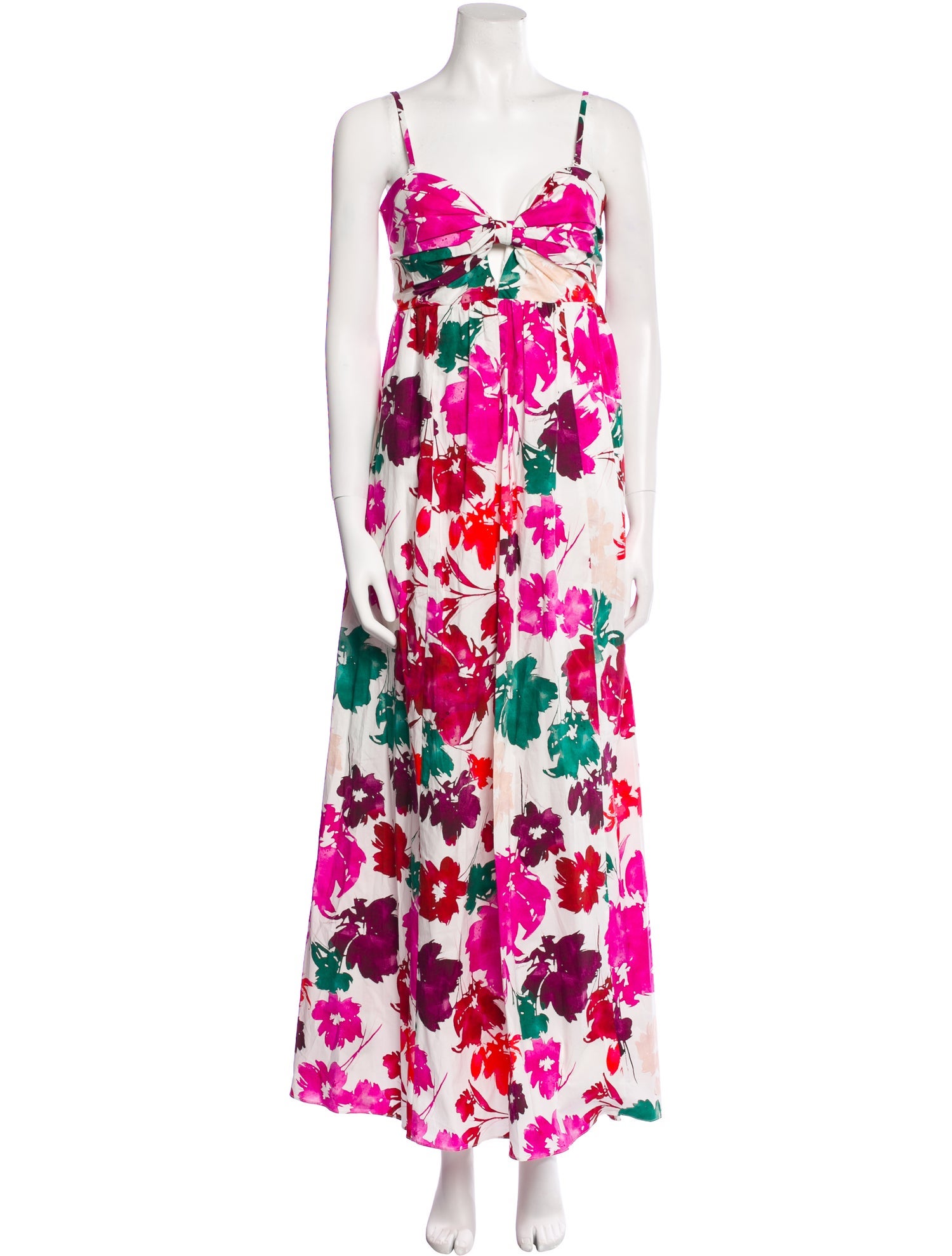 Milly Floral Print Long Dress