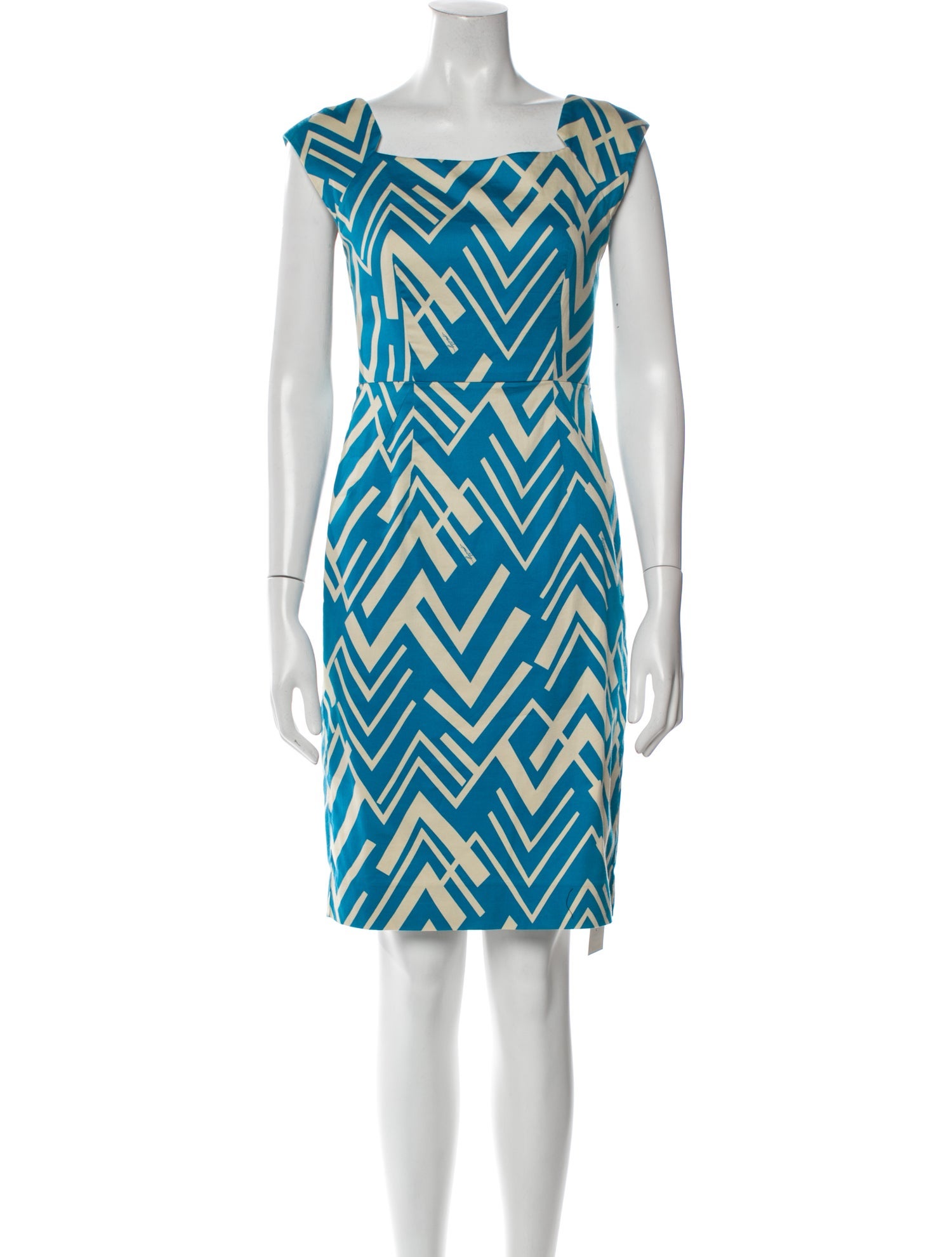 Milly Printed Knee-Length Dress