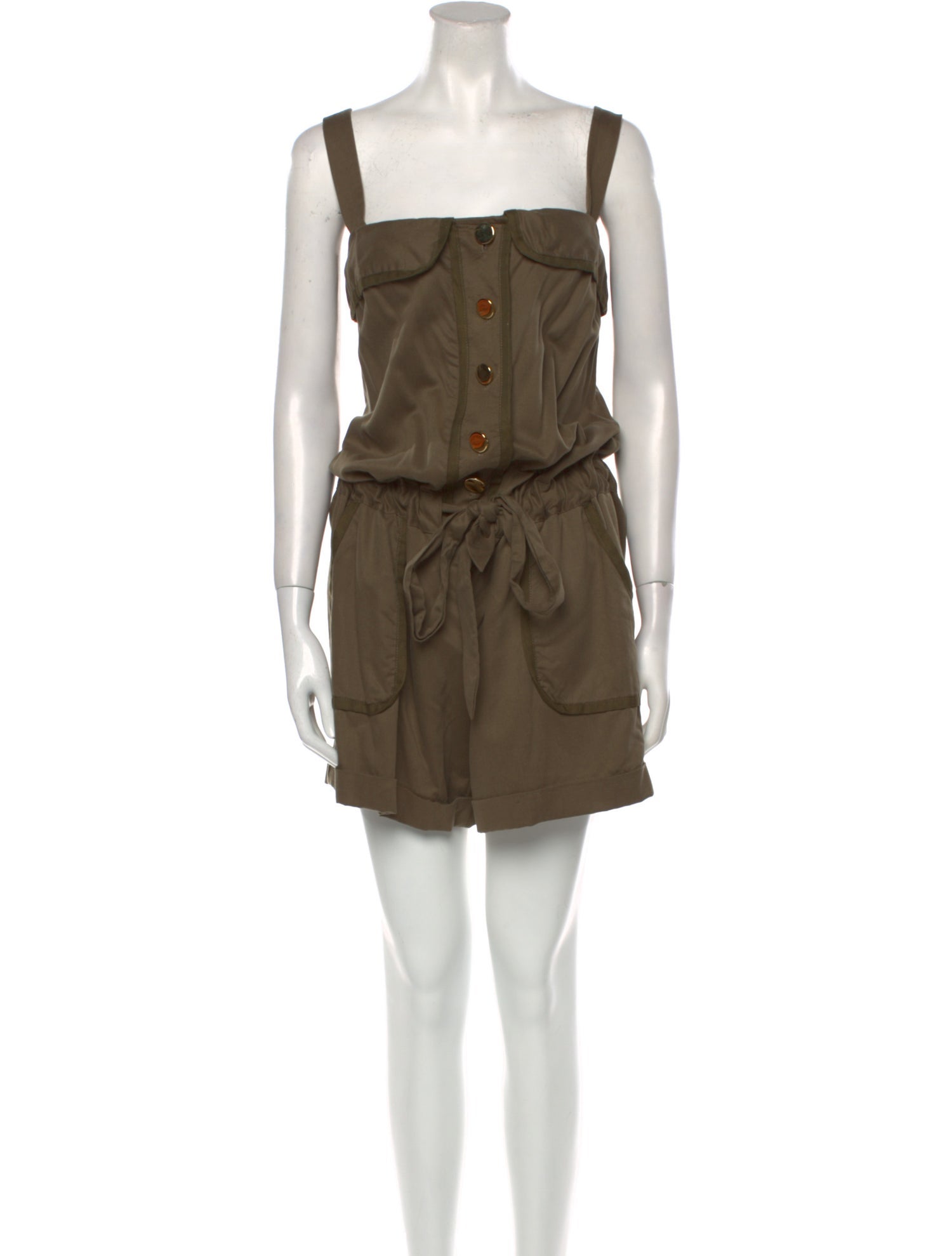 Milly Square Neckline Romper