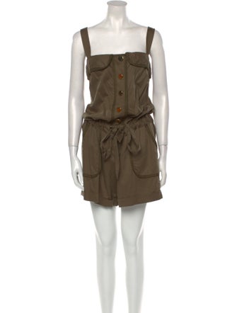 Milly Square Neckline Romper