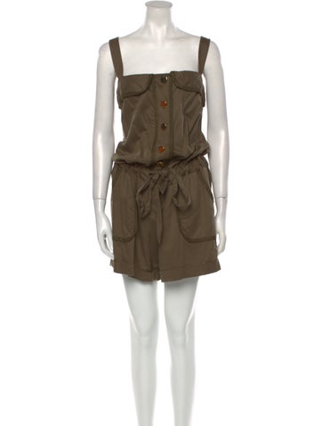 Milly Jumpsuits and Rompers Square Neckline Romper US 12 | XL