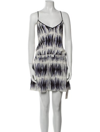 Milly Printed Scoop Neck Romper