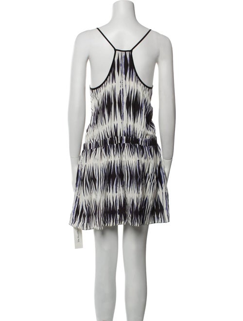 Milly Printed Scoop Neck Romper