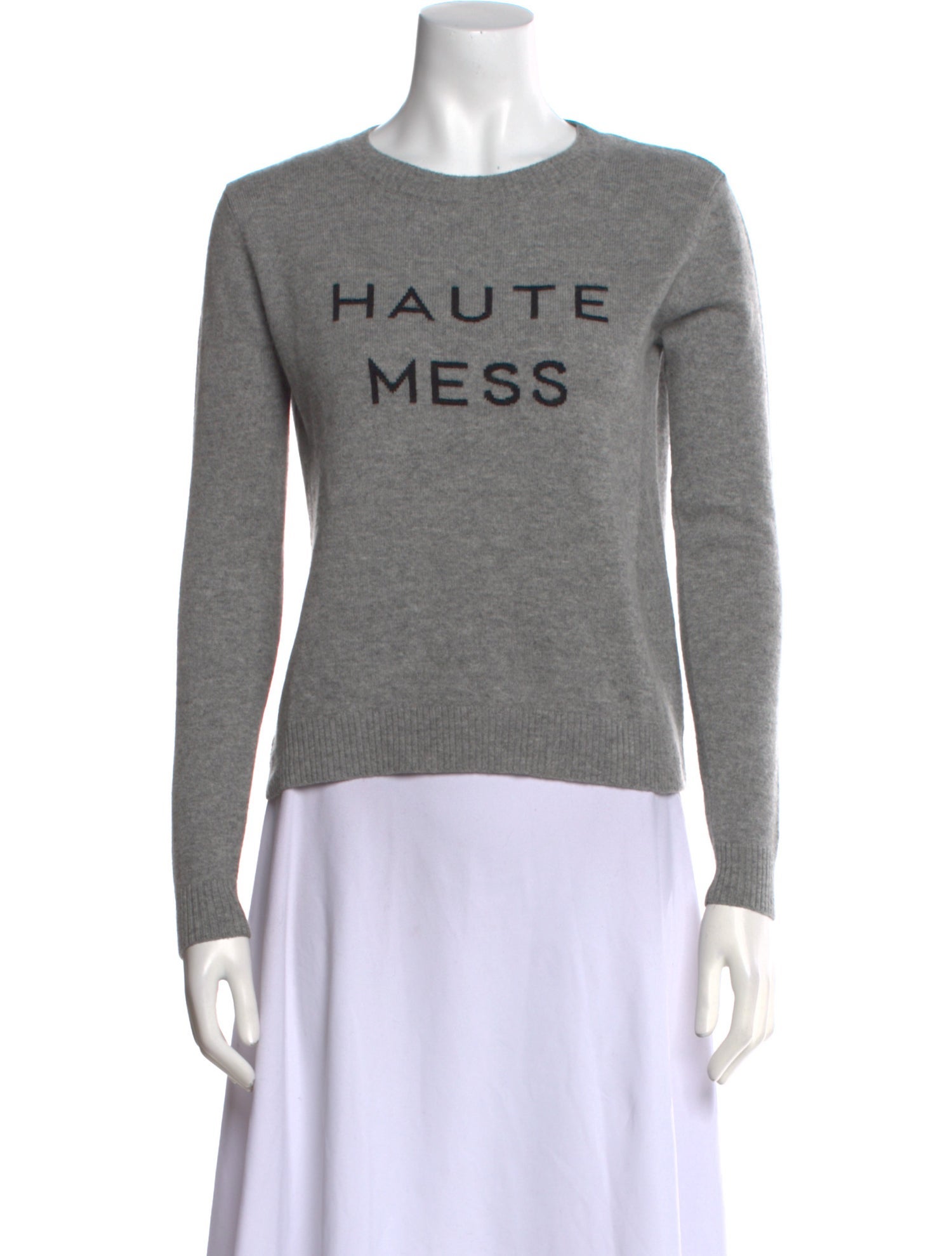 Milly Cashmere Graphic Print Sweater