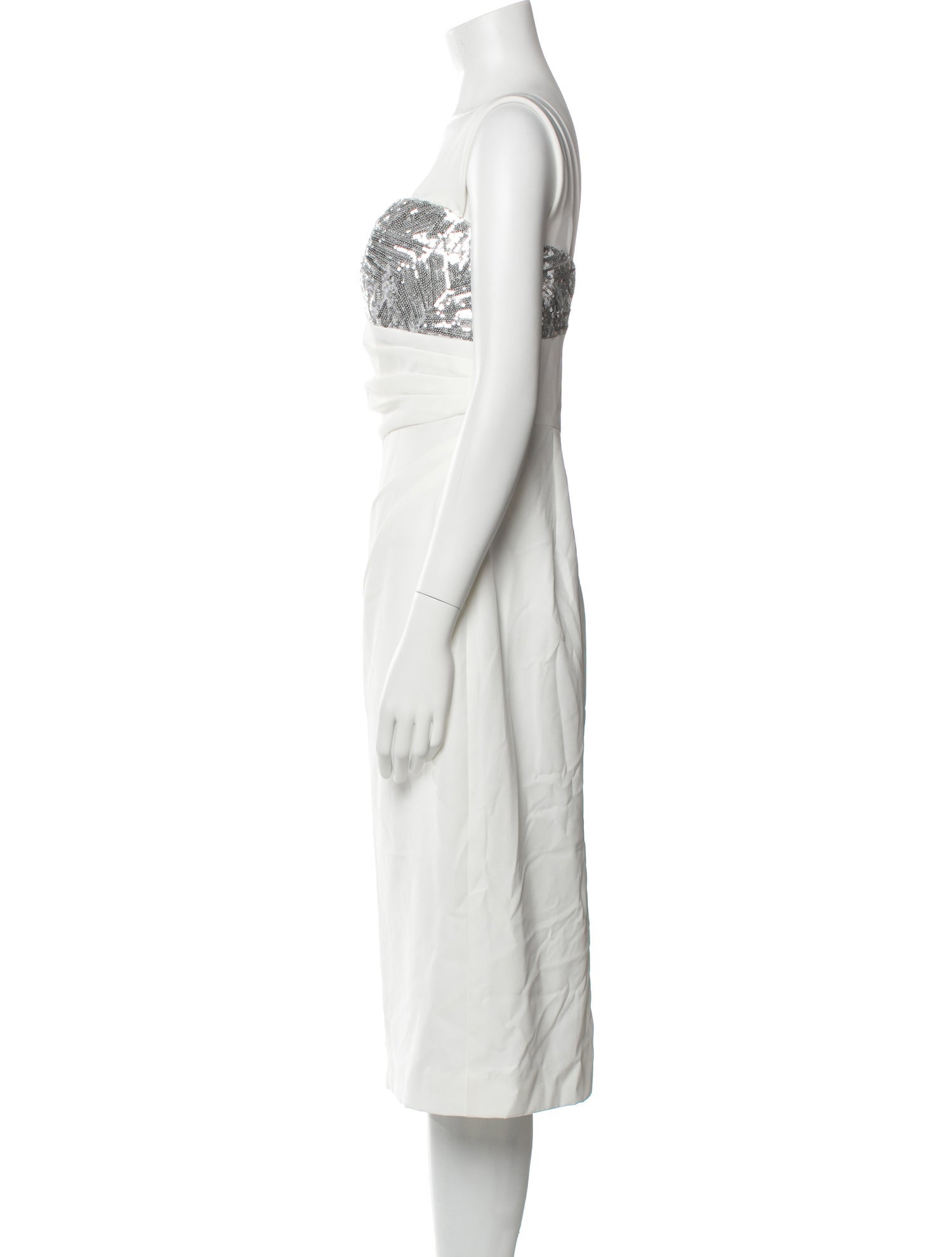 Milly Strapless Midi Length Dress