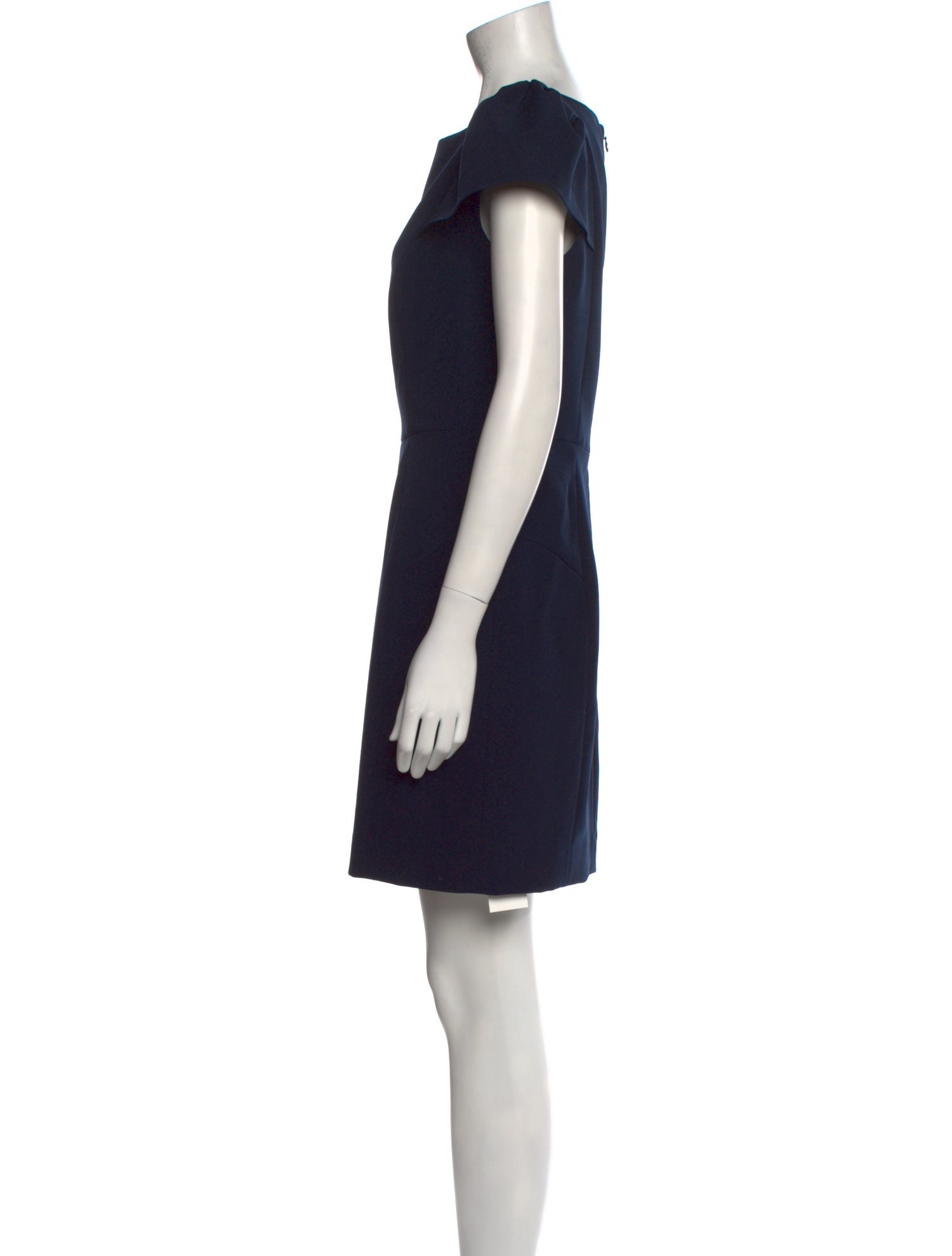 Milly Bateau Neckline Mini Dress