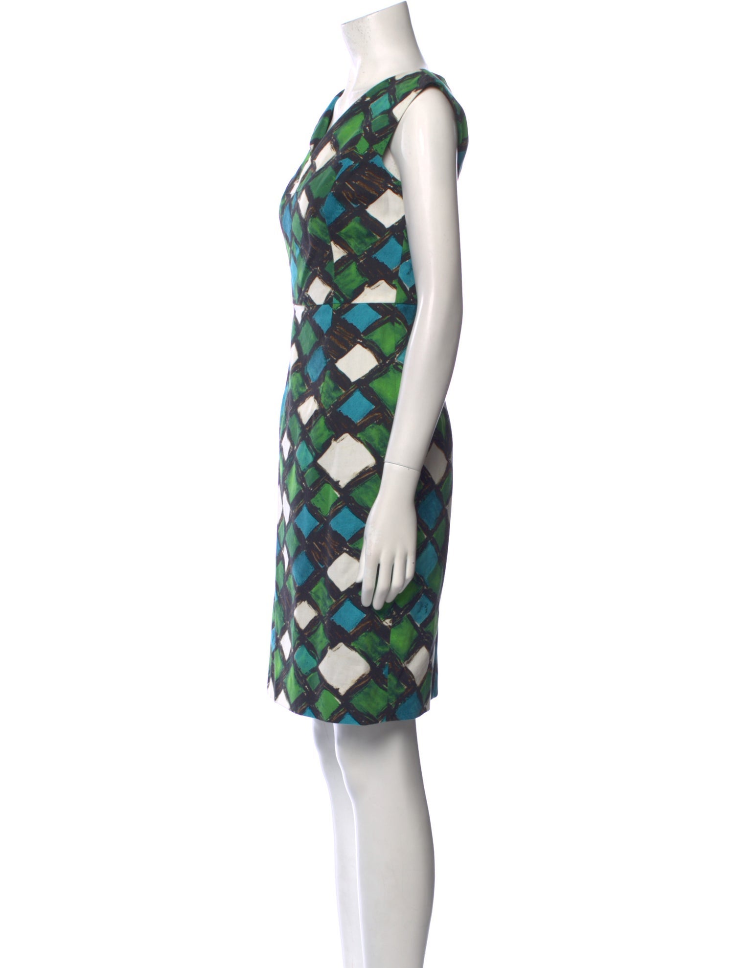 Milly Printed Knee-Length Dress