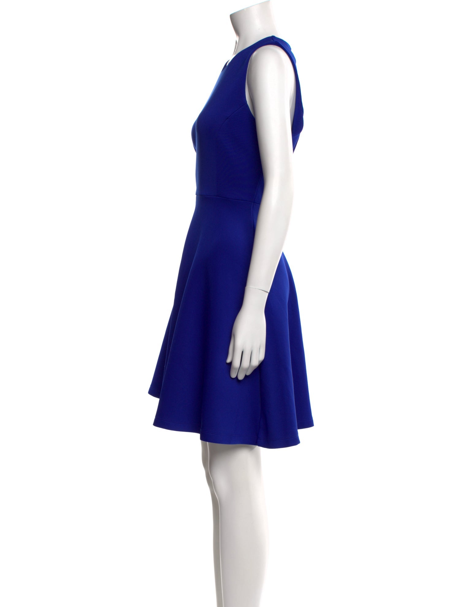 Milly Scoop Neck Mini Dress