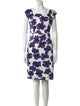 Milly Floral Print Mini Dress