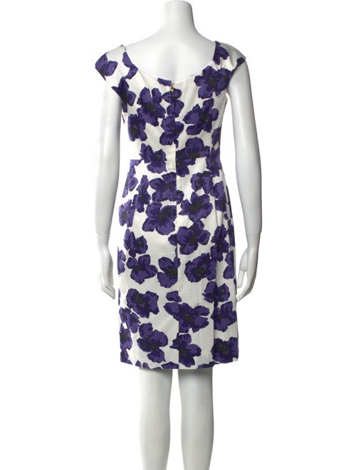 Milly Floral Print Mini Dress