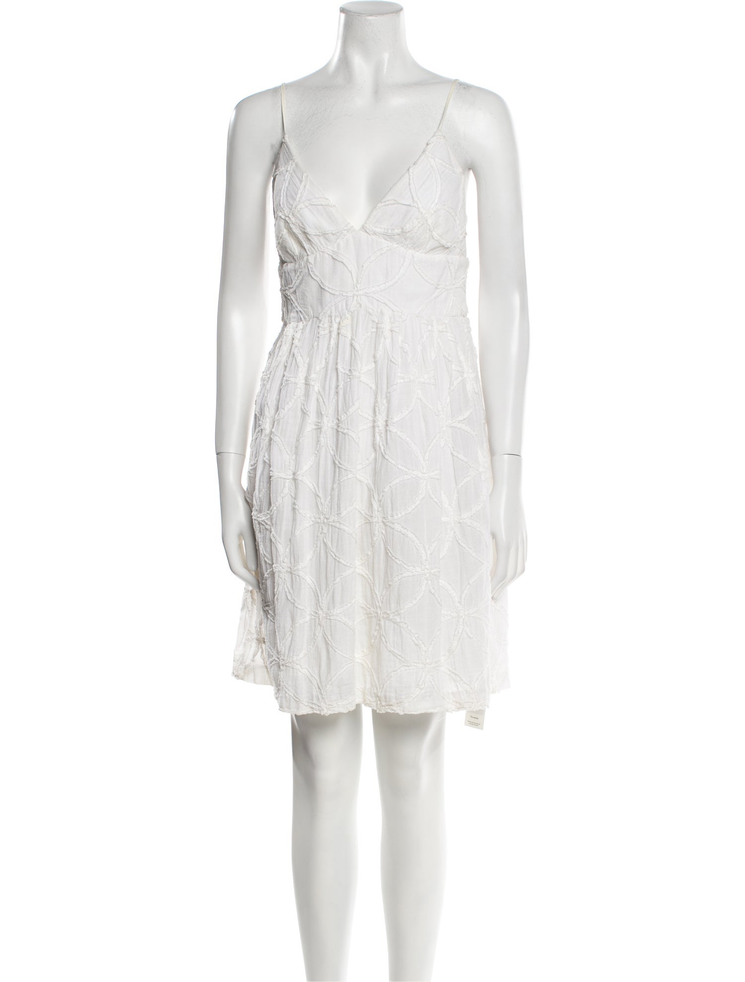 Milly V-Neck Mini Dress