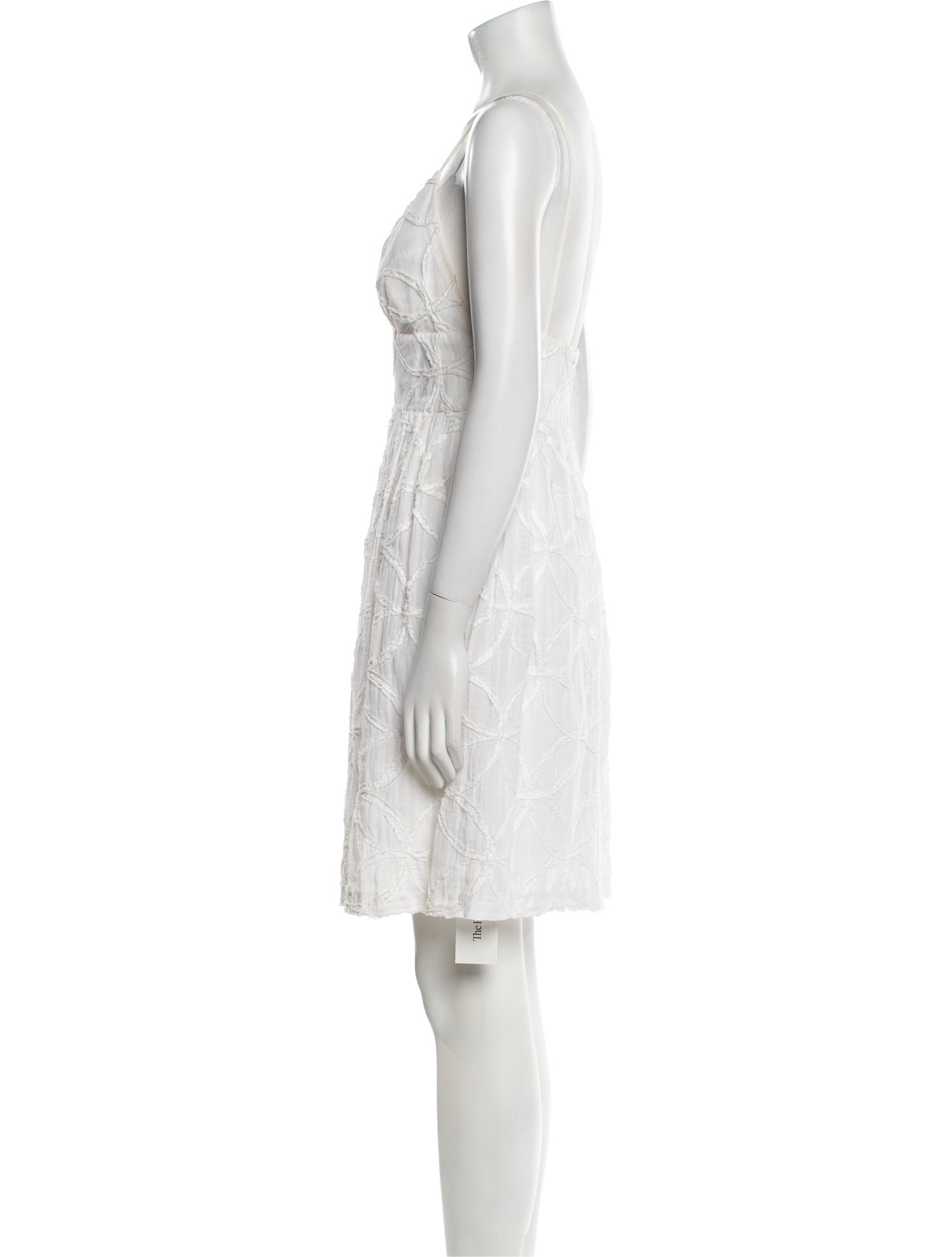 Milly V-Neck Mini Dress