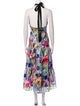 Milly Floral Print Long Dress