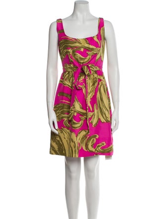 Milly Silk Knee-Length Dress