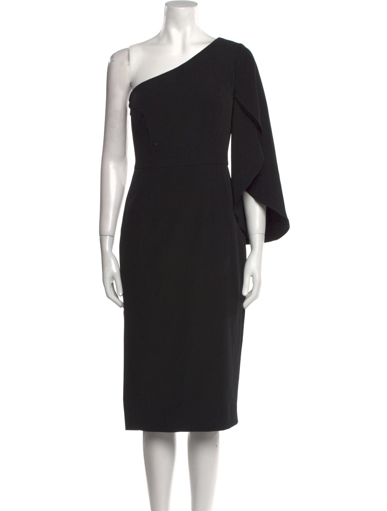 Milly One-Shoulder Midi Length Dress