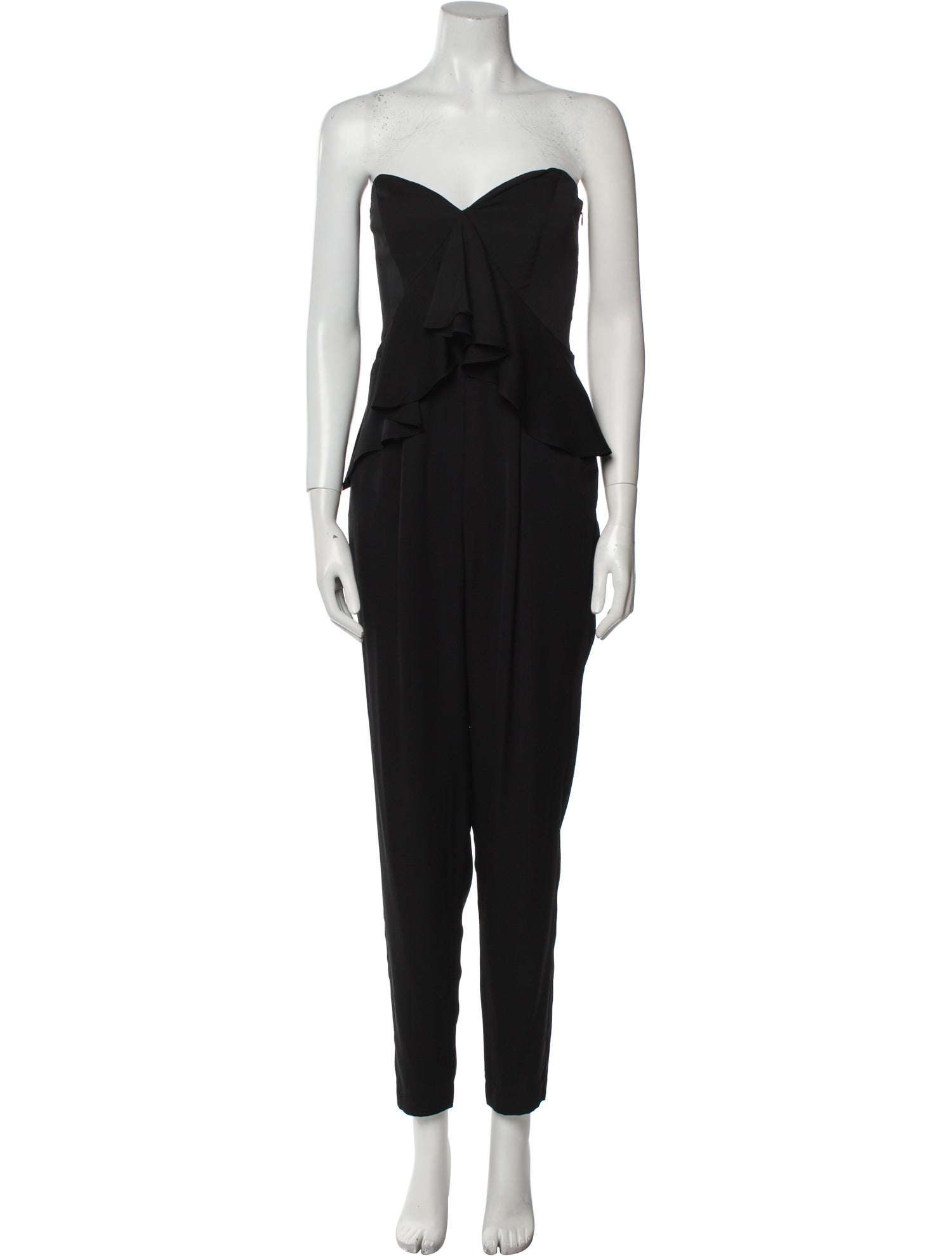 Milly Silk Strapless Jumpsuit