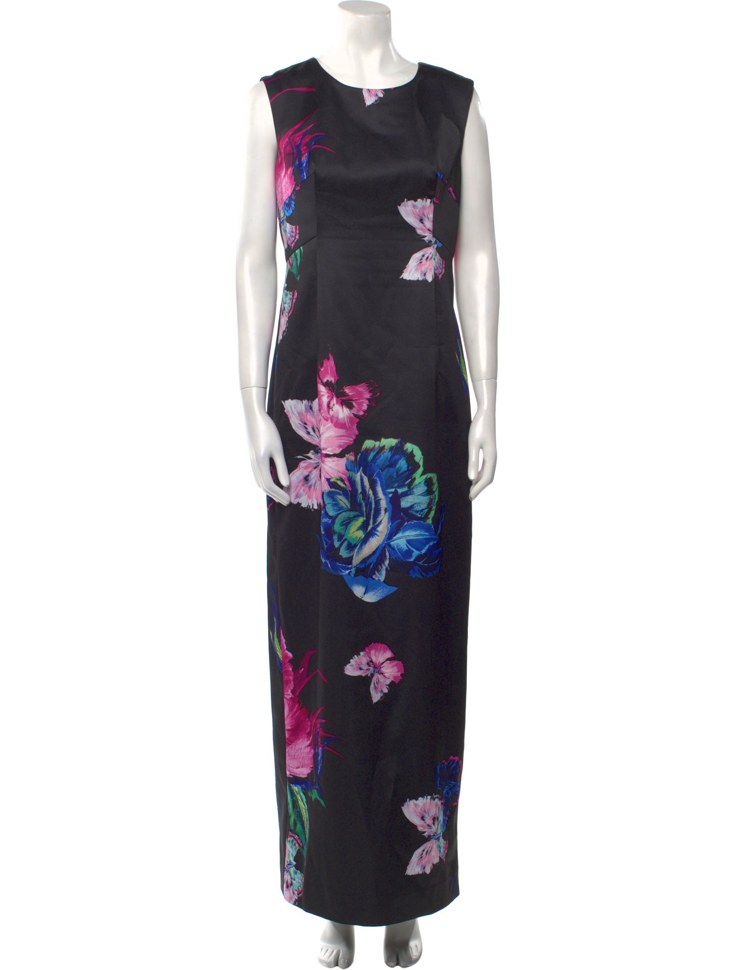 Milly Floral Print Long Dress