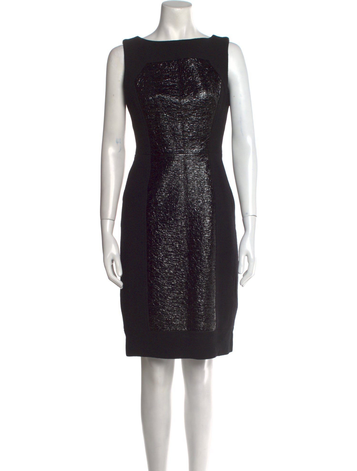 Milly Bateau Neckline Knee-Length Dress