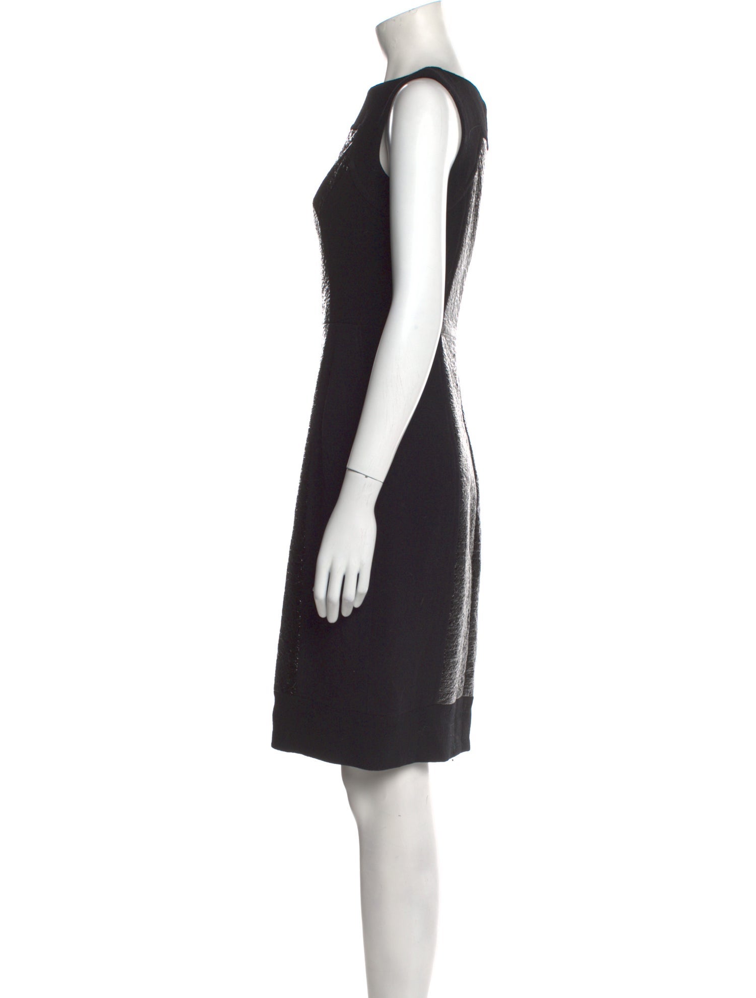 Milly Bateau Neckline Knee-Length Dress