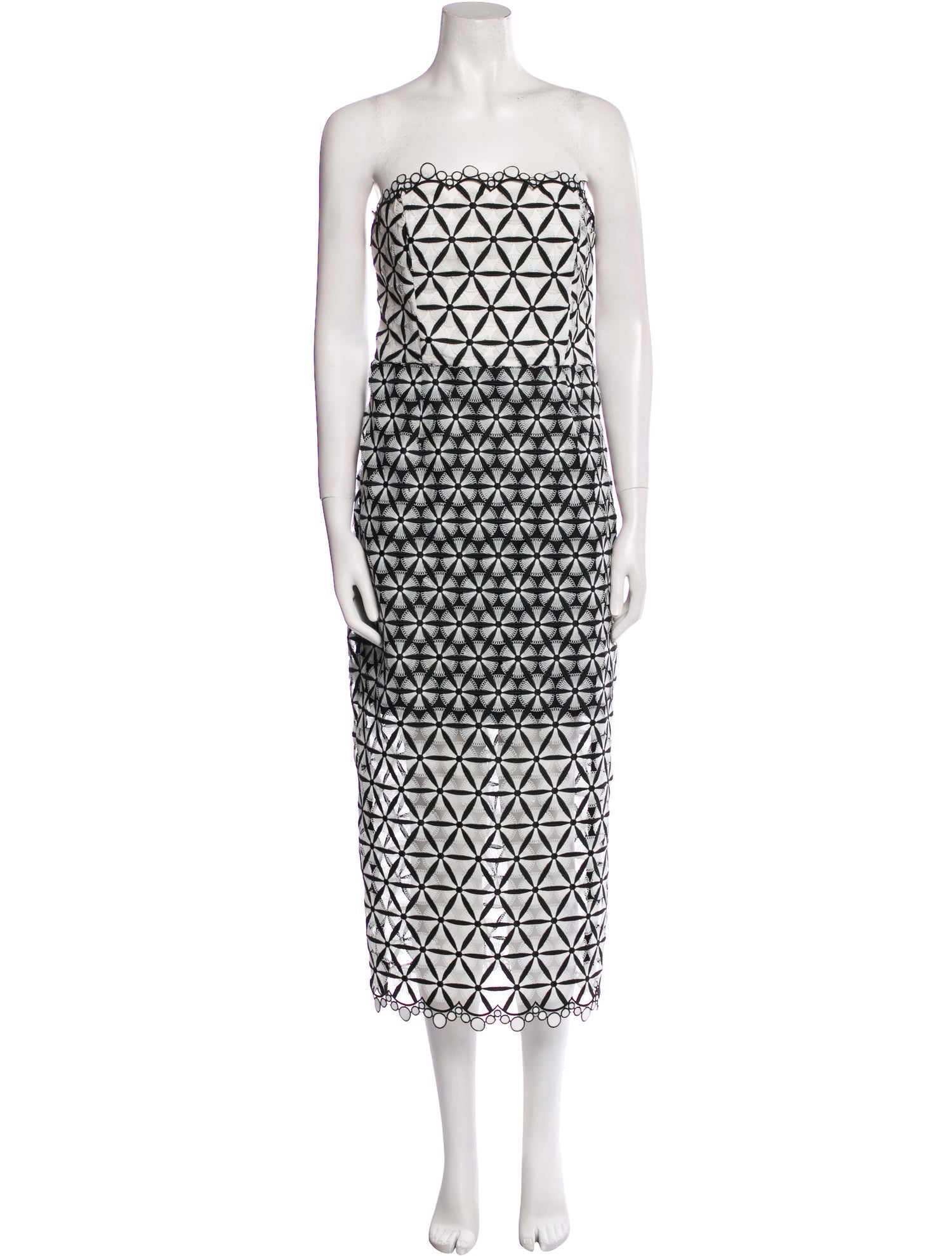 Milly Printed Midi Length Dress