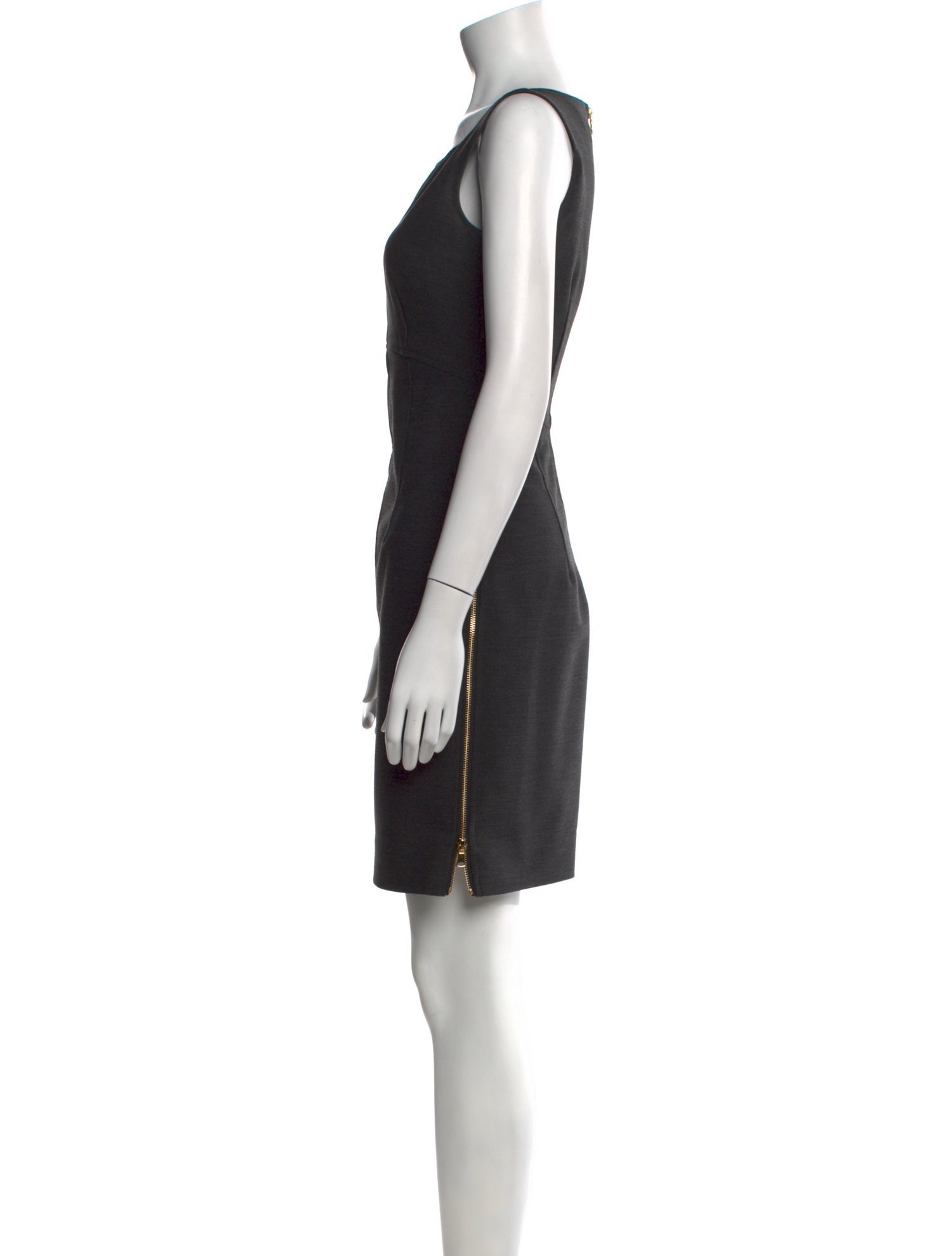 Milly Scoop Neck Mini Dress