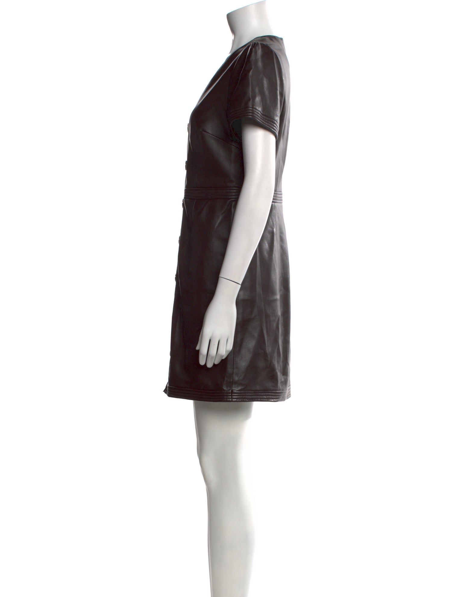 Milly V-Neck Mini Dress